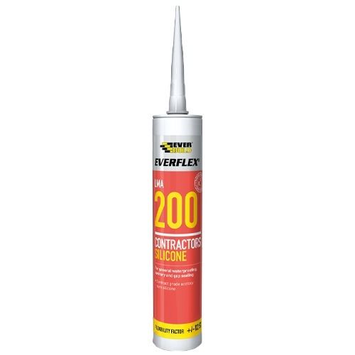 Silicon 200 Contractors Lma - 300ml White