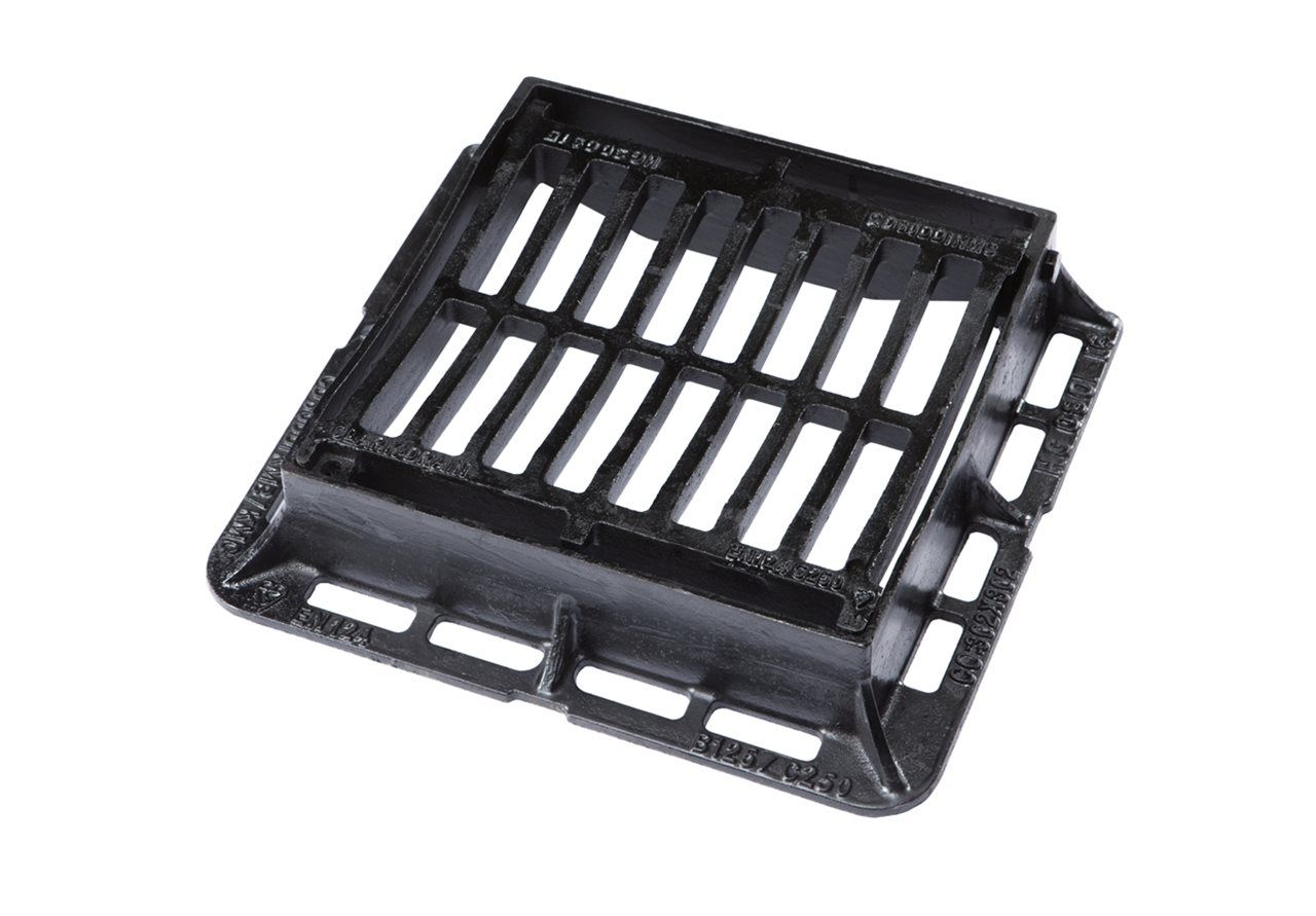 Ductile Iron Gully Grating Hinged - 25 Tonne x 302mm x 302mm