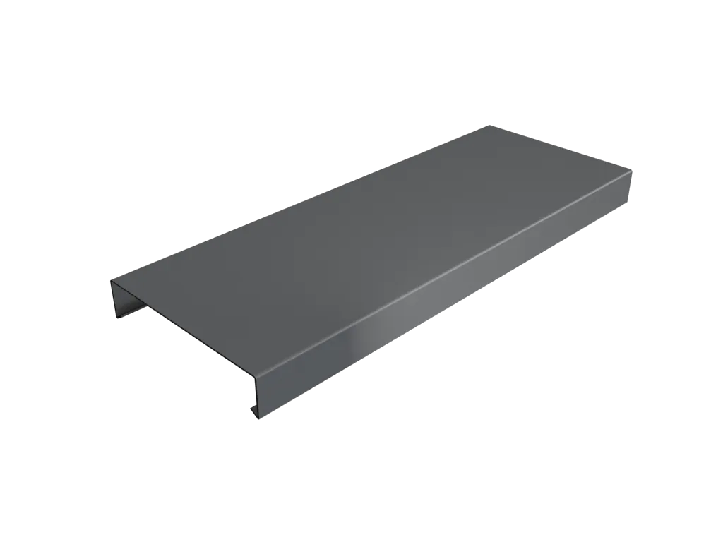 Aluminium Coping for 241-300mm Wall - 360mm x 3mtr Anthracite Grey