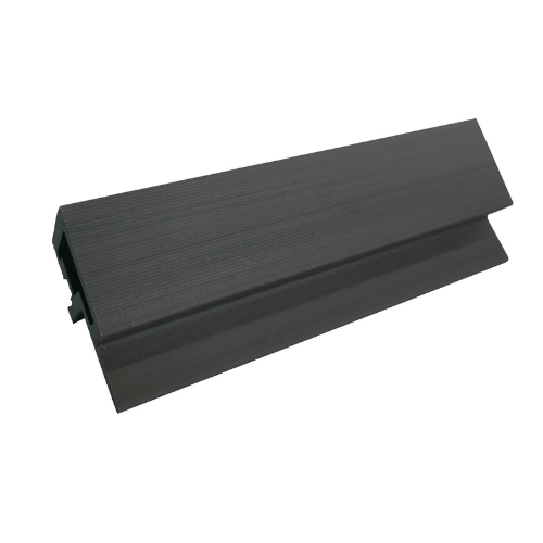 Standard Composite Cladding End Cap - 56mm x 49.5mm x 3.6mtr Charcoal