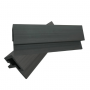 Standard Composite Cladding End Cap - 56mm x 49.5mm x 3.6mtr Charcoal