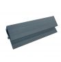 Standard Composite Cladding End Cap - 56mm x 49.5mm x 3.6mtr Grey