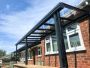 Simplicity 6 Aluminium Pergola / Veranda - 15000mm x 1000mm Rectangular - Black