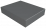 Aluminium Coping Stop End for 301-350mm Wall - 410mm Anthracite Grey