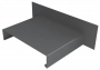 Aluminium Coping Upstand for 141-200mm Wall - 260mm Anthracite Grey